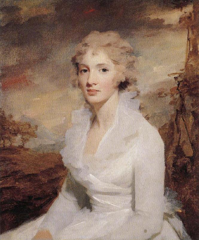 RAEBURN, Sir Henry Portrait of Miss Eleanor Urquhart. oil painting picture